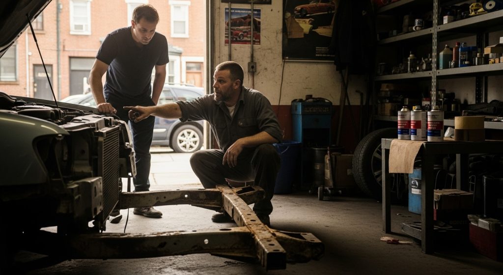 Corrosion berceau voiture : solutions pour traiter le problème